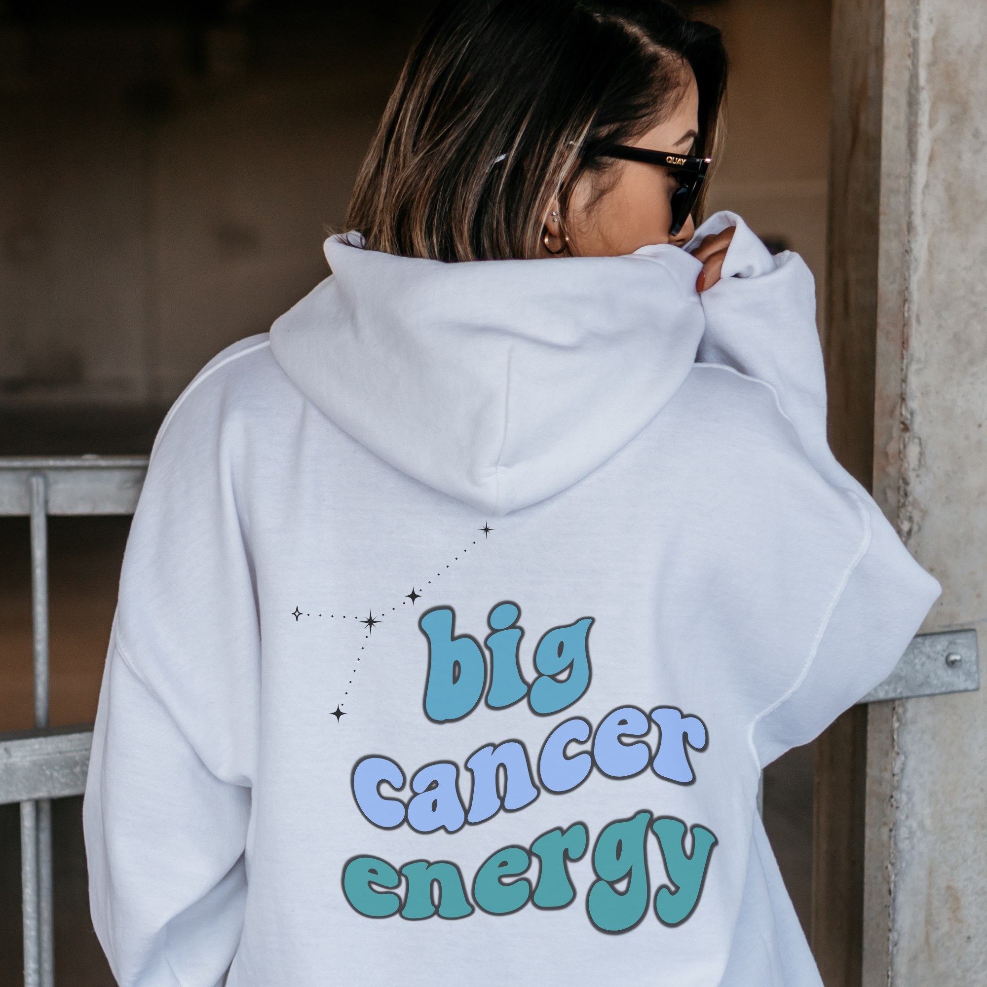 Cancer Zodiac Hoodie - Big Cancer Energy Sweatshirt for Astrology Lovers | Perfect Christmas Gift for Cancer Sign | Cozy Winter Wear & Birthday Present for Horoscope Enthusiasts