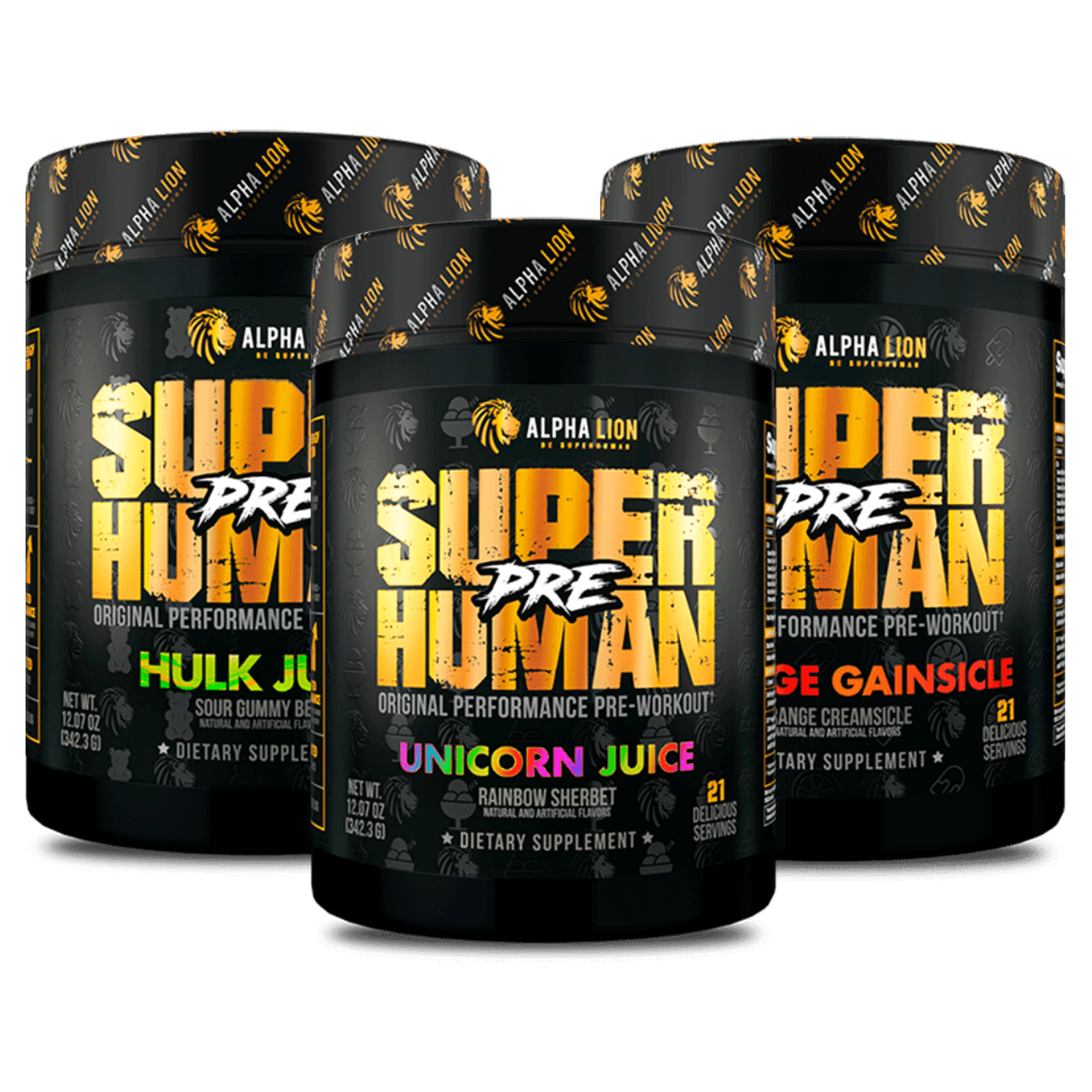 Alpha Lion SUPERHUMAN® PRE Workout Supplement 342.3g - Boost Energy, Focus & Performance for Intense Training | Pre-Workout Powder for Gym, Bodybuilding & Fitness Enthusiasts