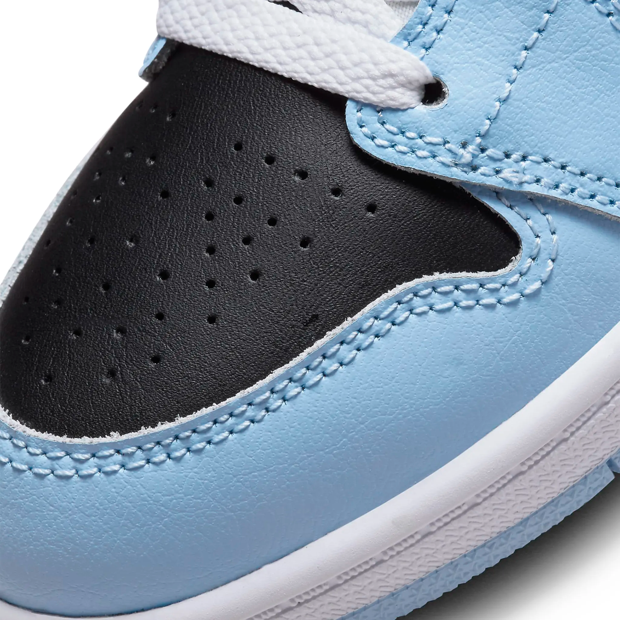 Air Jordan 1 Mid Ice Blue Sneakers - Men's Basketball Shoes (2022 Release) - Perfect for Streetwear & Casual Outfits