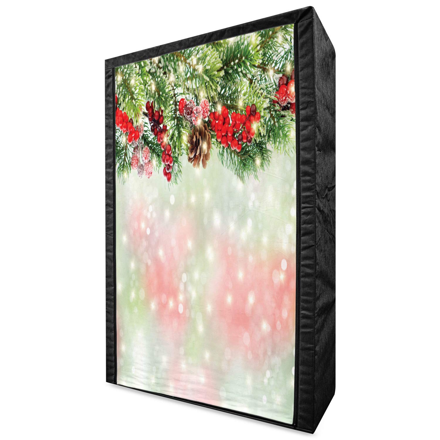 Ambesonne Christmas Portable Fabric Wardrobe - 42.5