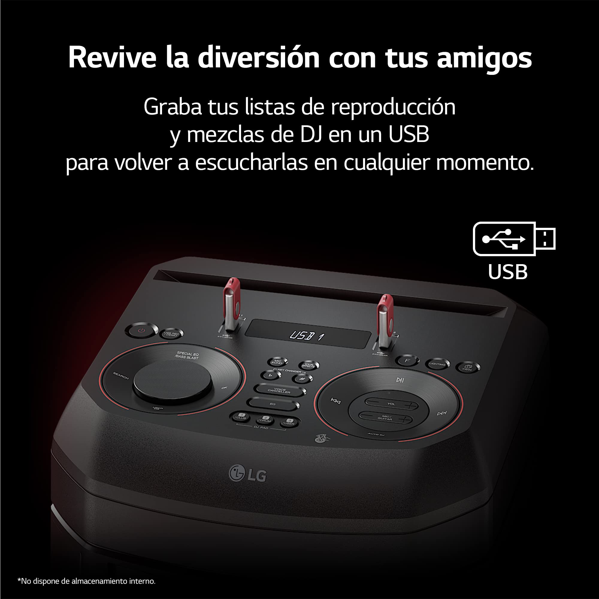 LG XBOOM RNC7 Portable Bluetooth Party Speaker with 8-Inch Woofer - High Power Audio for Outdoor, Home, and Party Events