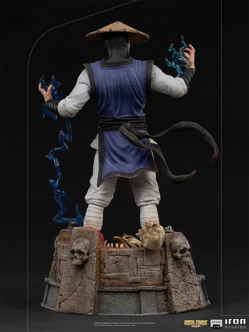 Iron Studios Mortal Kombat Raiden BDS Art Scale Statue 1/10 - Premium Collectible Figure for Gamers & Fans | Perfect for Display, Gaming Room Decor, and Gift for Fighting Game Enthusiasts
