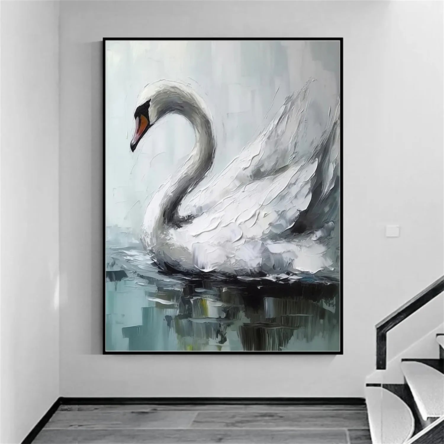 Animal Art Painting #AP078 - Handmade Canvas Wall Decor for Living Room, Bedroom & Office | Wildlife & Nature Inspired Artwork