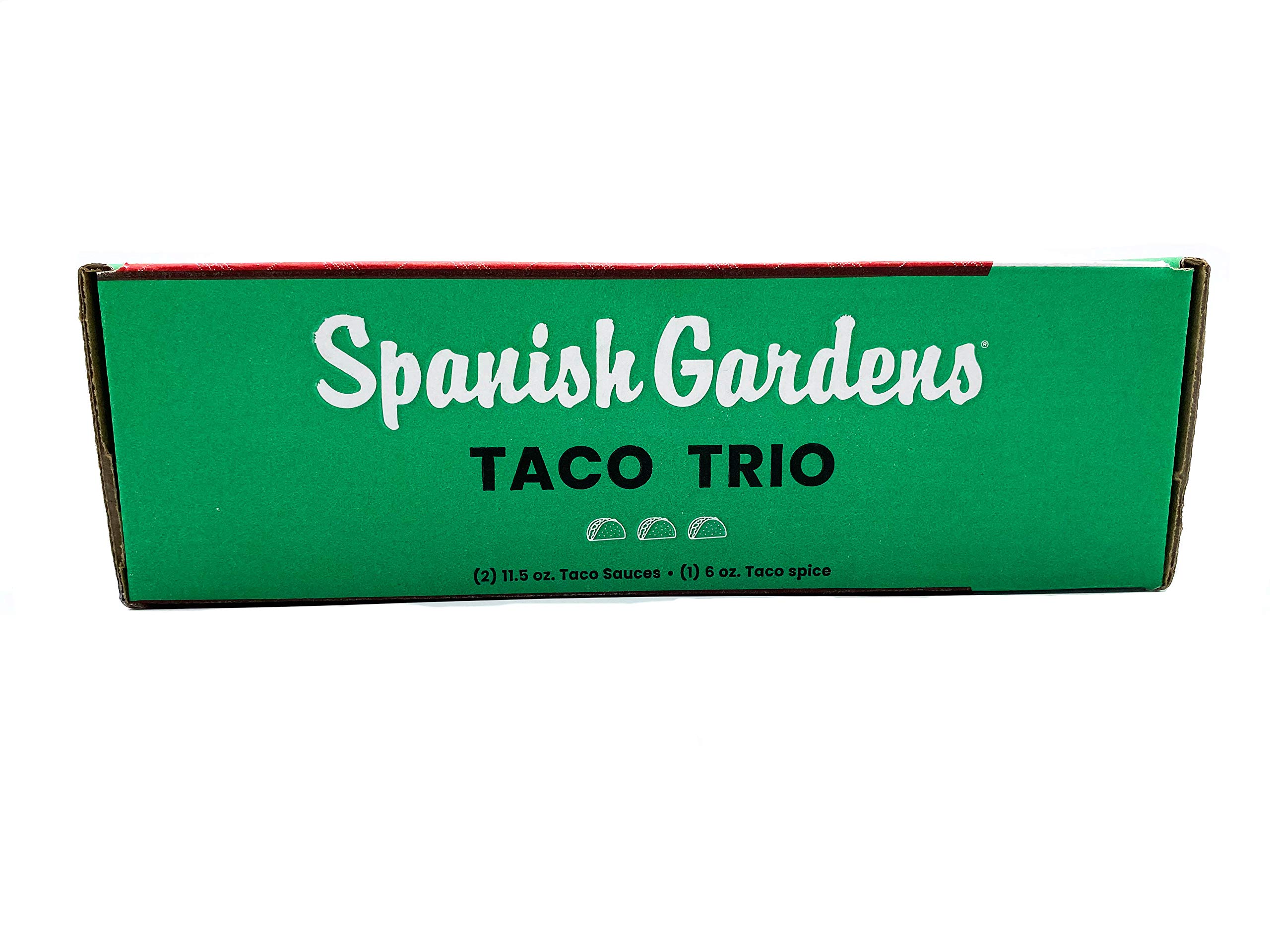 Authentic Mexican Taco Sauce & Seasoning Trio - Mild, Hot & Taco Seasoning - Original Family Recipe for Tex Mex Food - Perfect for Taco Nights, Mexican Dinners & Food Trucks