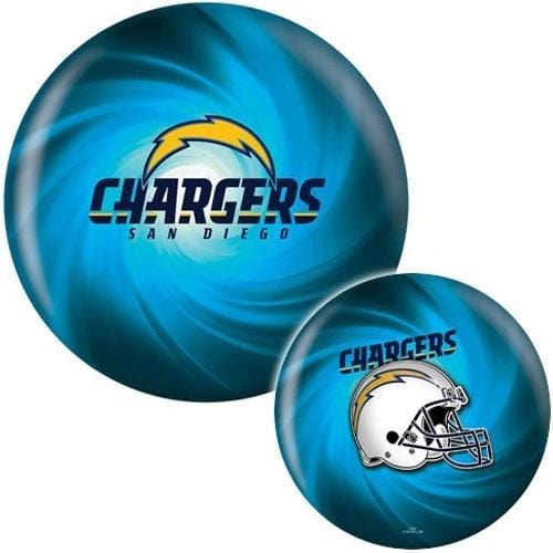 NFL Los Angeles Chargers Themed Viz Bowling Ball - Official Licensed Merchandise for Football Fans | Perfect for Bowling Leagues, Game Day Parties & Sports Collectors