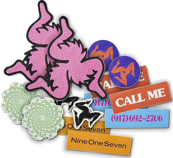 Call Me 917 Fa22 14-Pack Assorted Stickers - Fun Decals for Laptops, Water Bottles & Notebooks | Bulk Sticker Pack for DIY Crafts, Scrapbooking & School Supplies