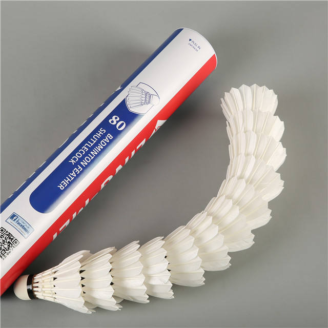 LingMei 80 Goose Feather Badminton Shuttlecocks - Professional Grade Birdies for Training, Tournaments & Outdoor Sports | Perfect for Badminton Clubs, Gyms & Backyard Play