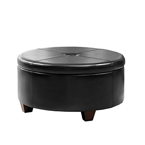 Black Faux Leather