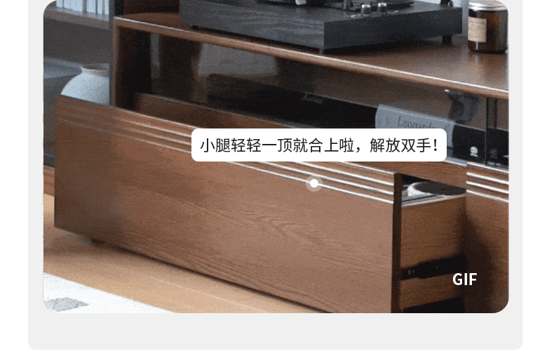 Solid Oak Wood TV Stand for Living Room - Rustic Floor TV Cabinet with Storage Shelf for Home Entertainment Center - Perfect for Living Room, Bedroom & Home Theater Setup