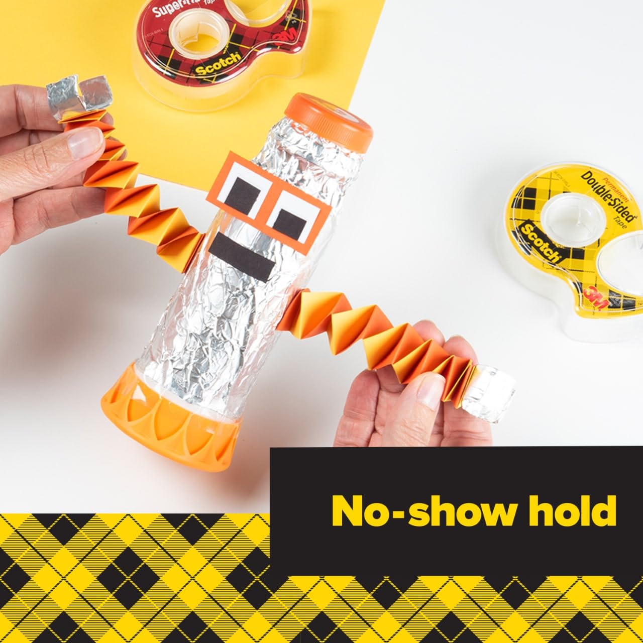 Scotch Double Sided Tape with Dispenser - 0.75 in. x 400 in. Strong Adhesive Tape for Office, School, Arts & Crafts, Scrapbooking - 1 Roll with Handy Tape Dispenser - Perfect for DIY Projects, Gift Wrapping & Home Decor
