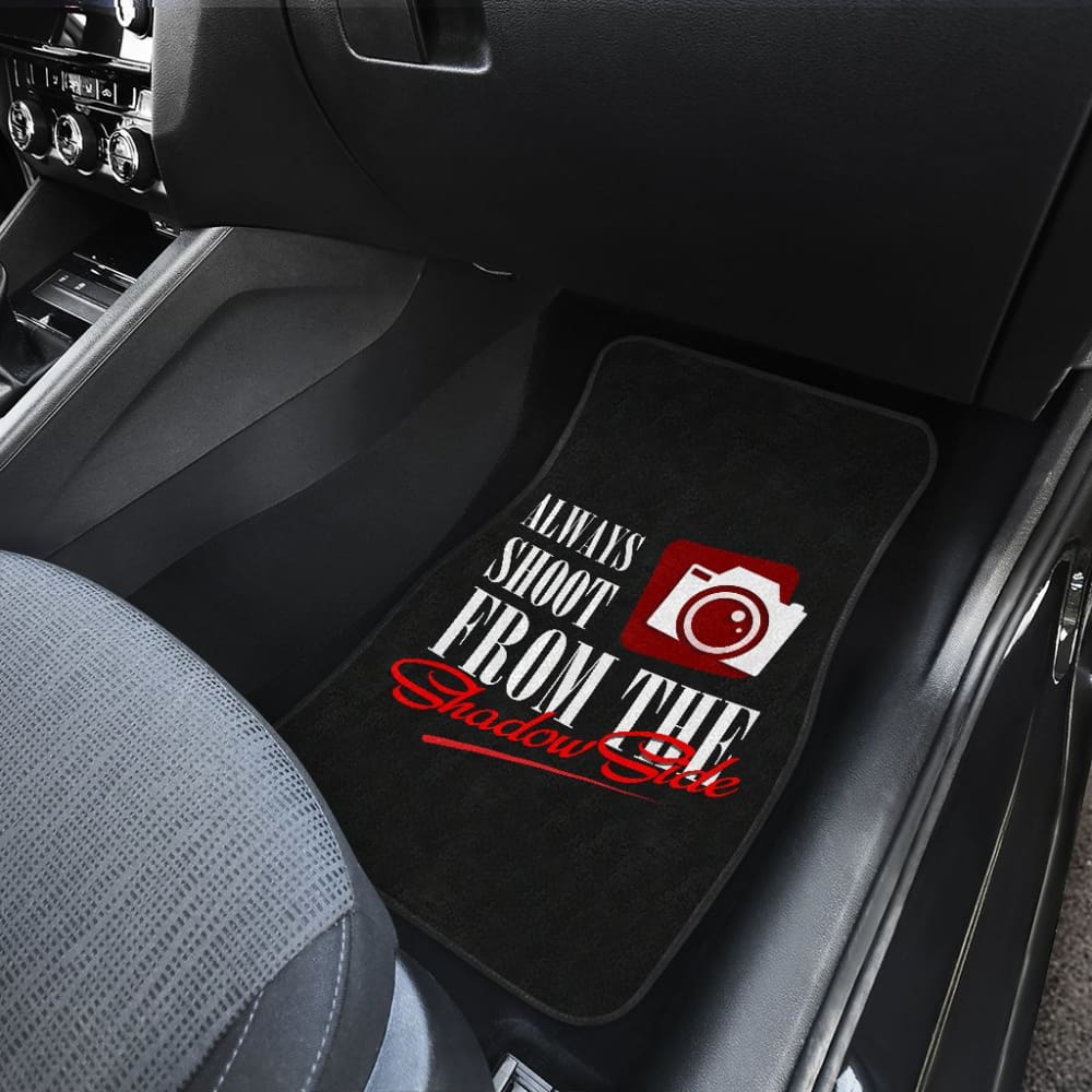 Premium Car Floor Mats for Photographers - Always Shoot From The Shadow Side Design - Durable Auto Accessories for Photography Enthusiasts & Professionals - Perfect for Road Trips, Photo Shoots & Daily Commutes