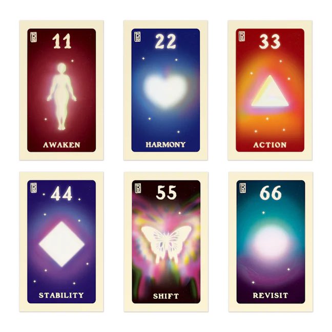 Angel Number Oracle Cards by The Pulp Girls - Divine Guidance Deck for Spiritual Awakening, Numerology Readings & Daily Inspiration