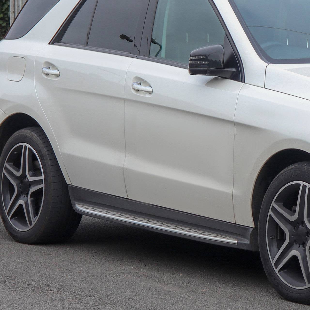 2010-2015 Mercedes X204 GLK350 GLK250 Aluminum Running Boards - OE Style Side Steps for Easy Entry & Exit - Perfect for SUVs & Off-Road Vehicles