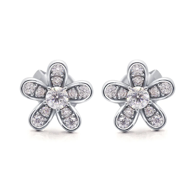 Diamond Flower Jewelry - Elegant Floral Diamond Pendant Necklace for Women | Perfect for Weddings, Anniversaries & Special Occasions