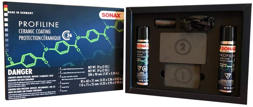 SONAX 02369410 745 236941 Ceramic Coating CC36 - Premium Car Paint Protection for Long-Lasting Shine | Perfect for Detailing, Show Cars & Daily Drivers