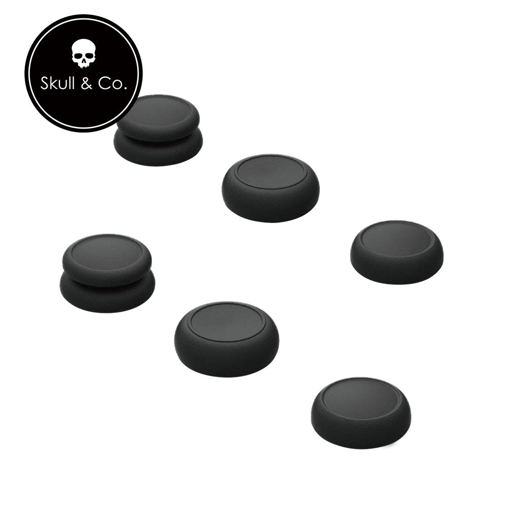 Skull & Co. Thumb Grip Set for Nintendo Switch Joy Con Controller - Ergonomic Joystick Covers for Enhanced Gaming Comfort (Black) - Perfect for Long Gaming Sessions and Competitive Play