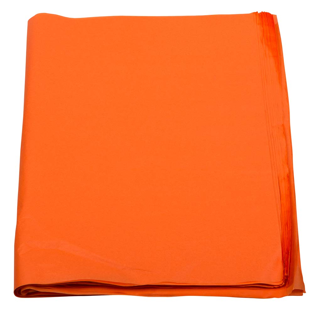 JAM PAPER Orange Tissue Paper - 480 Sheets per Ream - Perfect for Gift Wrapping, Party Decorations, and Craft Projects