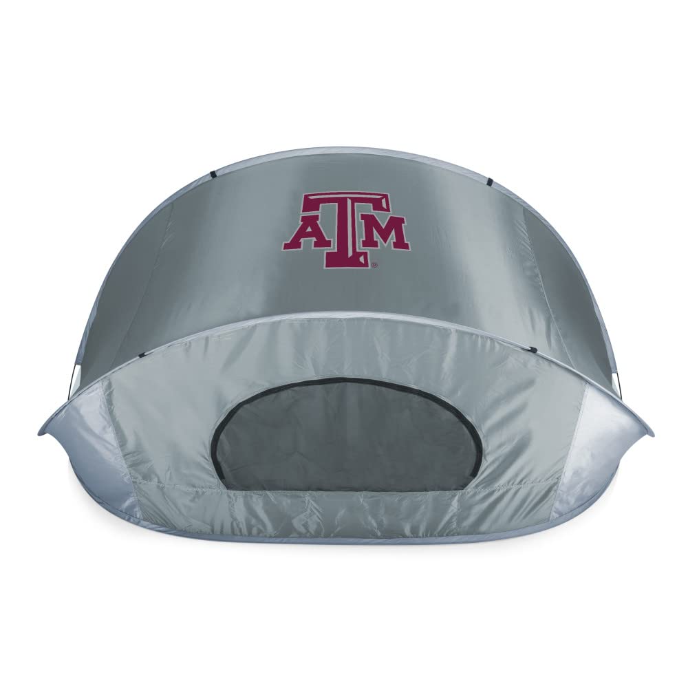 PICNIC TIME NCAA Texas A&M Aggies Manta Portable Beach Tent - Instant Pop Up Sun Shelter for Outdoor, Camping, Picnics & Beach Days