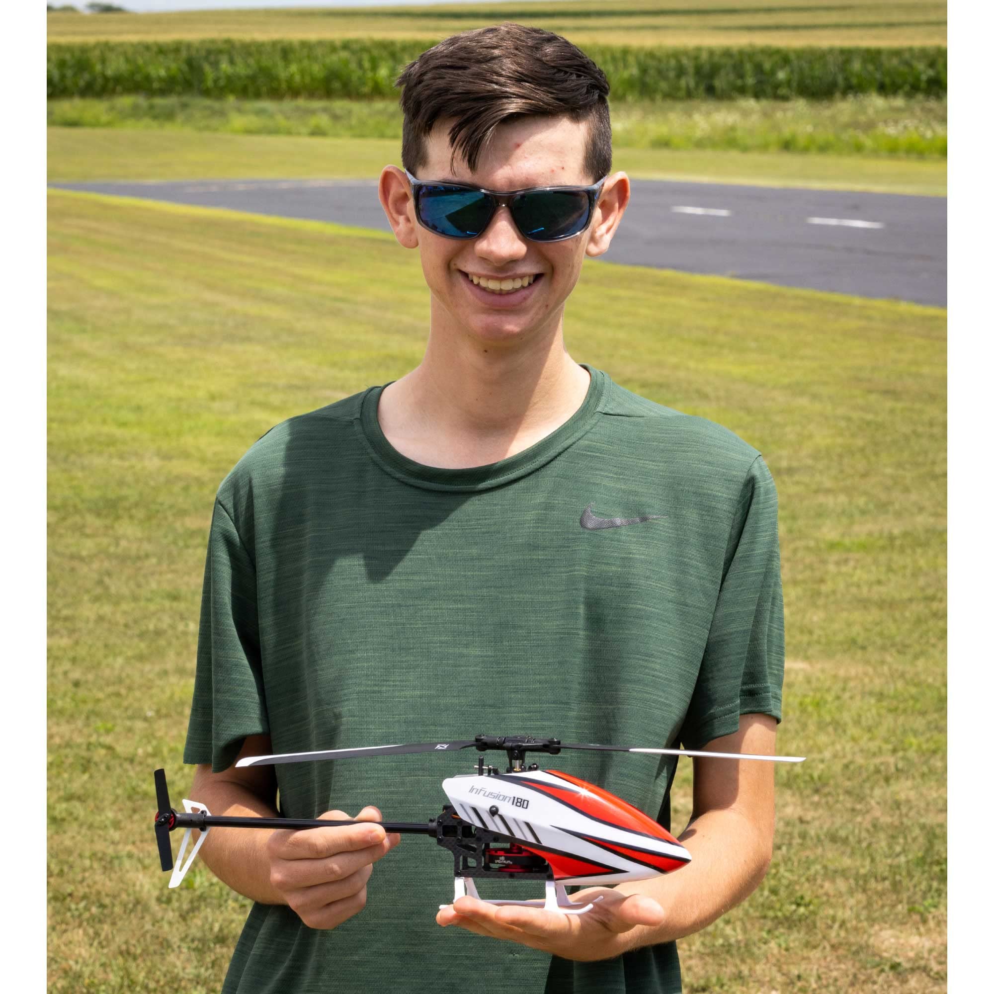 Blade RC Helicopter Infusion 180 BNF Basic - Ready-to-Fly Drone for Adults & Beginners (Transmitter/Battery/Charger Not Included) BLH7050 - Perfect for Aerial Photography, FPV Racing & Outdoor Hobby Flying