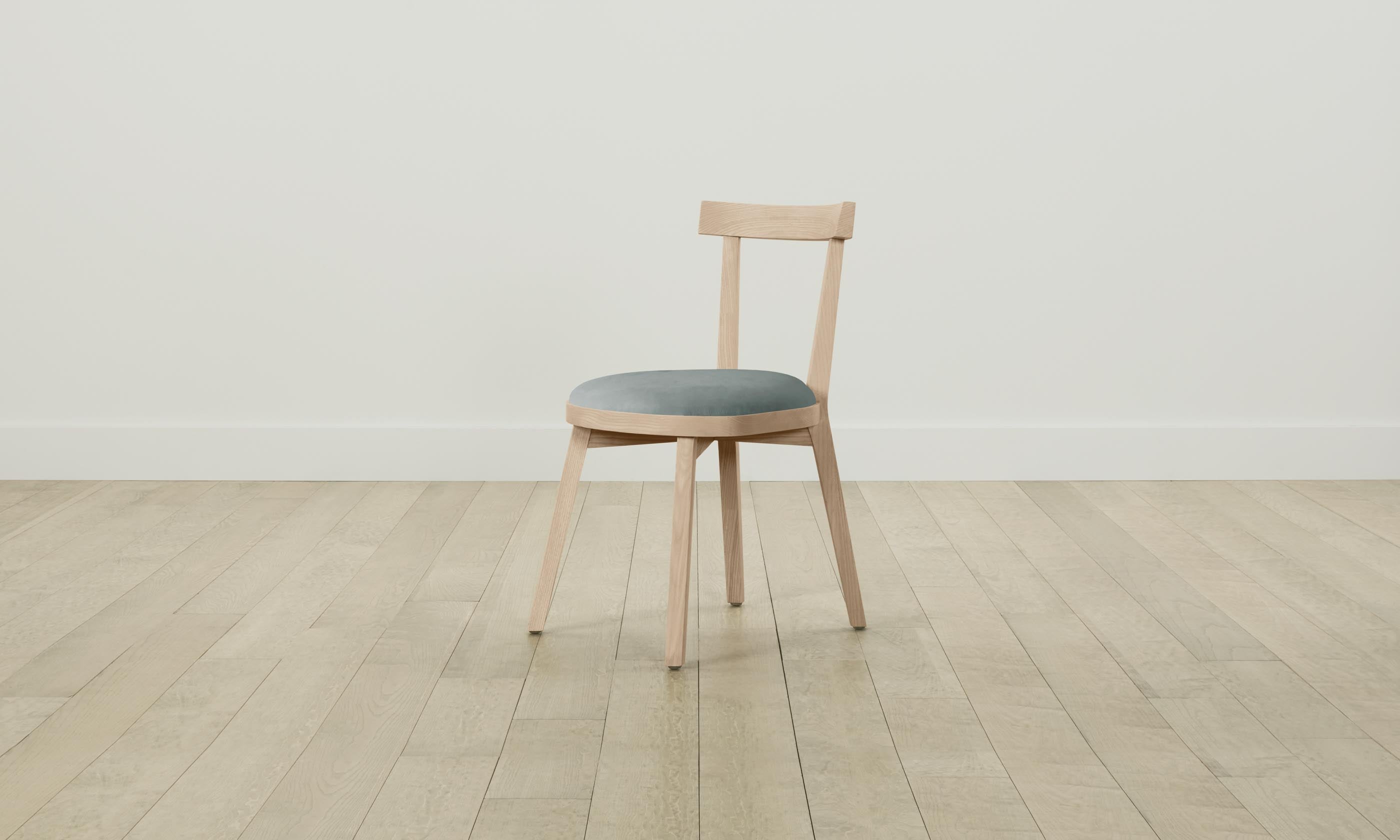 Allen Dining Chair - Premium Nubuck Leather Upholstered Seat with Solid Wood Frame - Perfect for Modern Dining Rooms, Kitchens, and Restaurant Settings