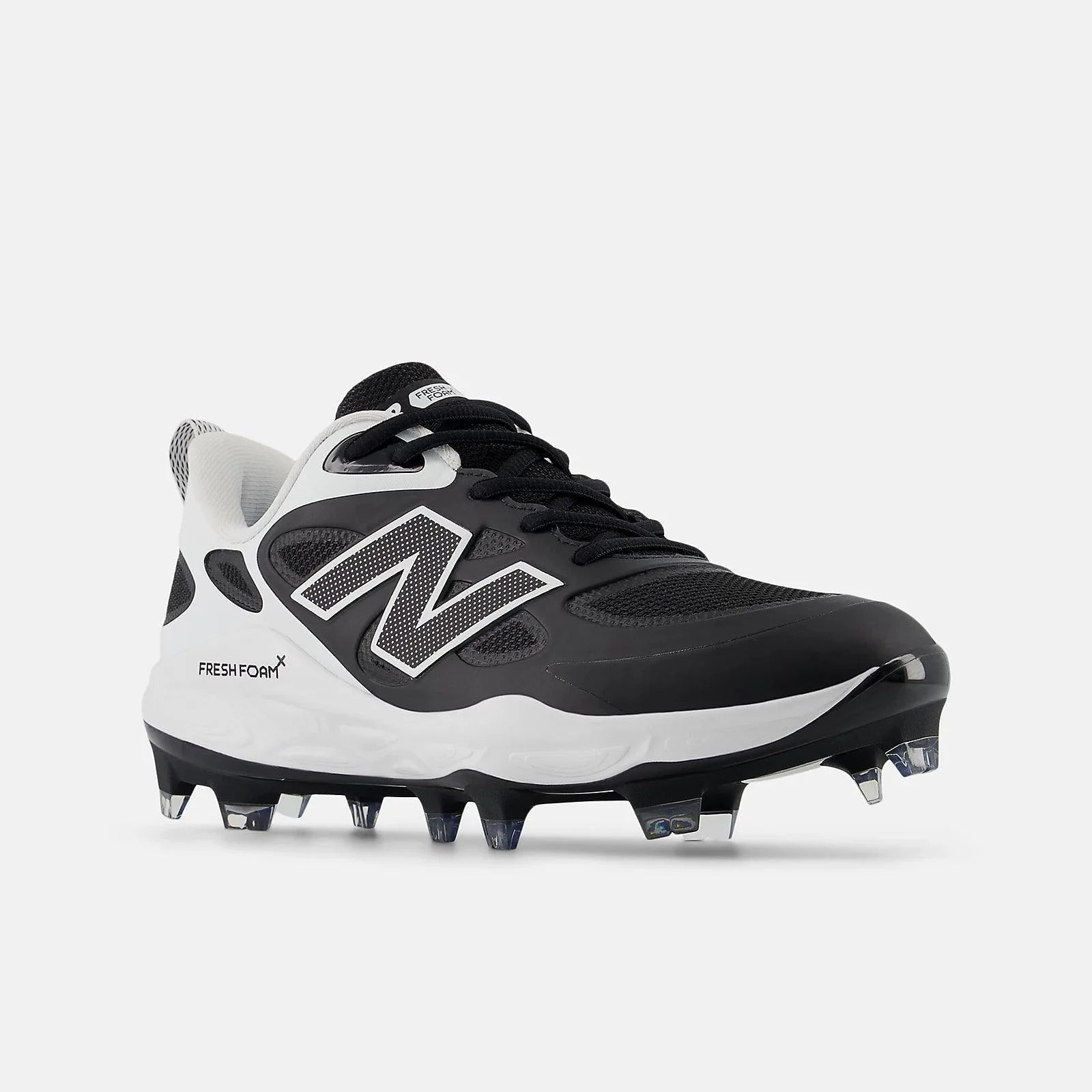 New Balance Women's Fresh Foam X Velo v4 Molded Softball Cleats - Black (SPVELOK4) | Lightweight Comfort for Fastpitch & Slowpitch Games | Perfect for Training & Tournaments