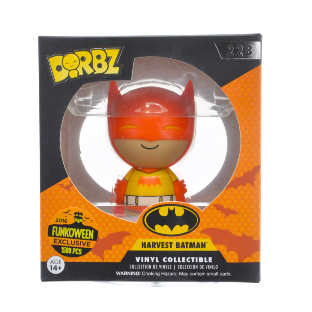 Funko Dorbz Harvest Batman 228 - 2016 Funkoween Exclusive Limited Edition (1 of 1500) - Perfect for DC Comics Collectors & Halloween Decorations