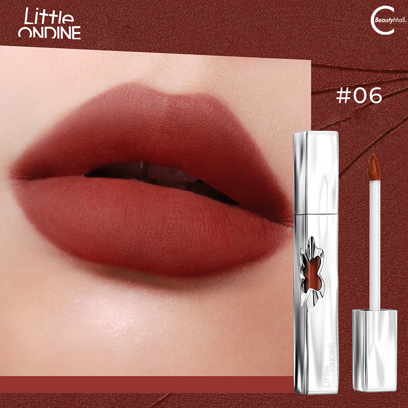 Little Ondine Heart Petal Lip Mud - Hydrating & Long-Lasting Lip Mask for Dry Lips | Perfect for Night Care & Makeup Prep | Cruelty-Free & Vegan Lip Treatment