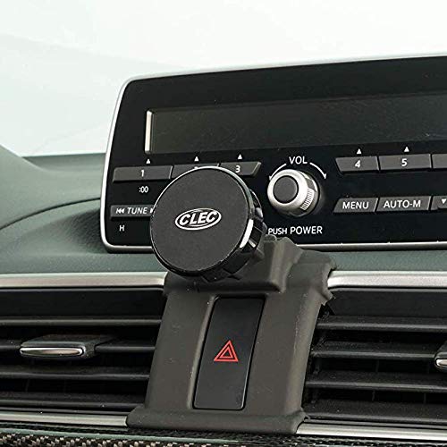BEERTE Universal Adjustable Air Vent & Dashboard Car Phone Holder - Compatible with Mazda 3 2017-2019 & All 4-6.5 Inch Smartphones - Strong Magnetic Mount for Safe Driving & Easy Navigation