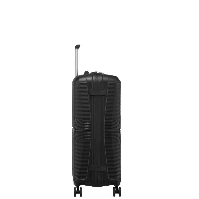 American Tourister Airconic 3-Piece Luggage Set - Durable Black Suitcases for Travel, Business Trips & Vacations | Carry-On, Check-In & Spinner Wheel Design
