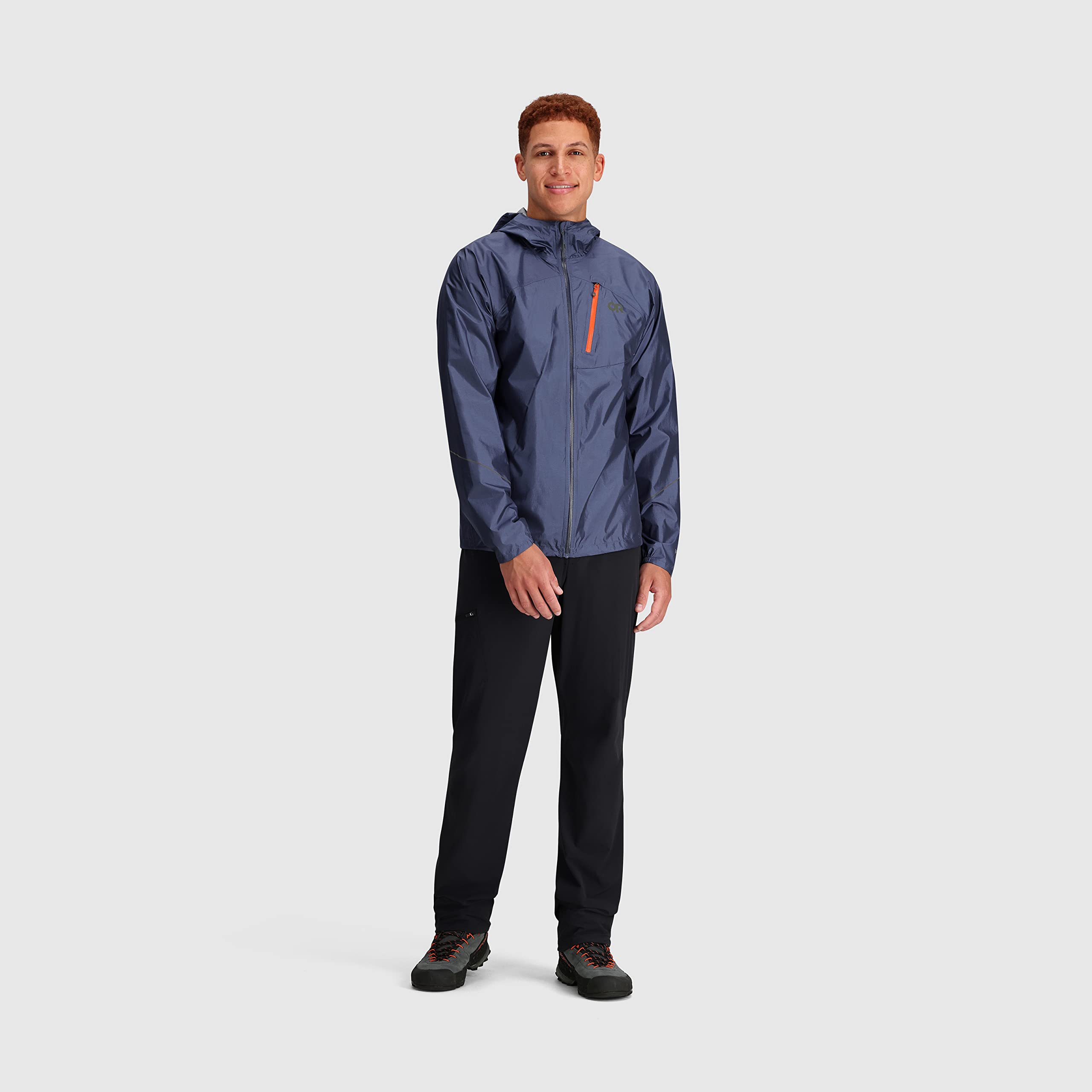 Outdoor Research Men's Helium Rain Jacket - Lightweight Waterproof Windproof Breathable Hiking Jacket for Outdoor Adventures, Camping & Travel
