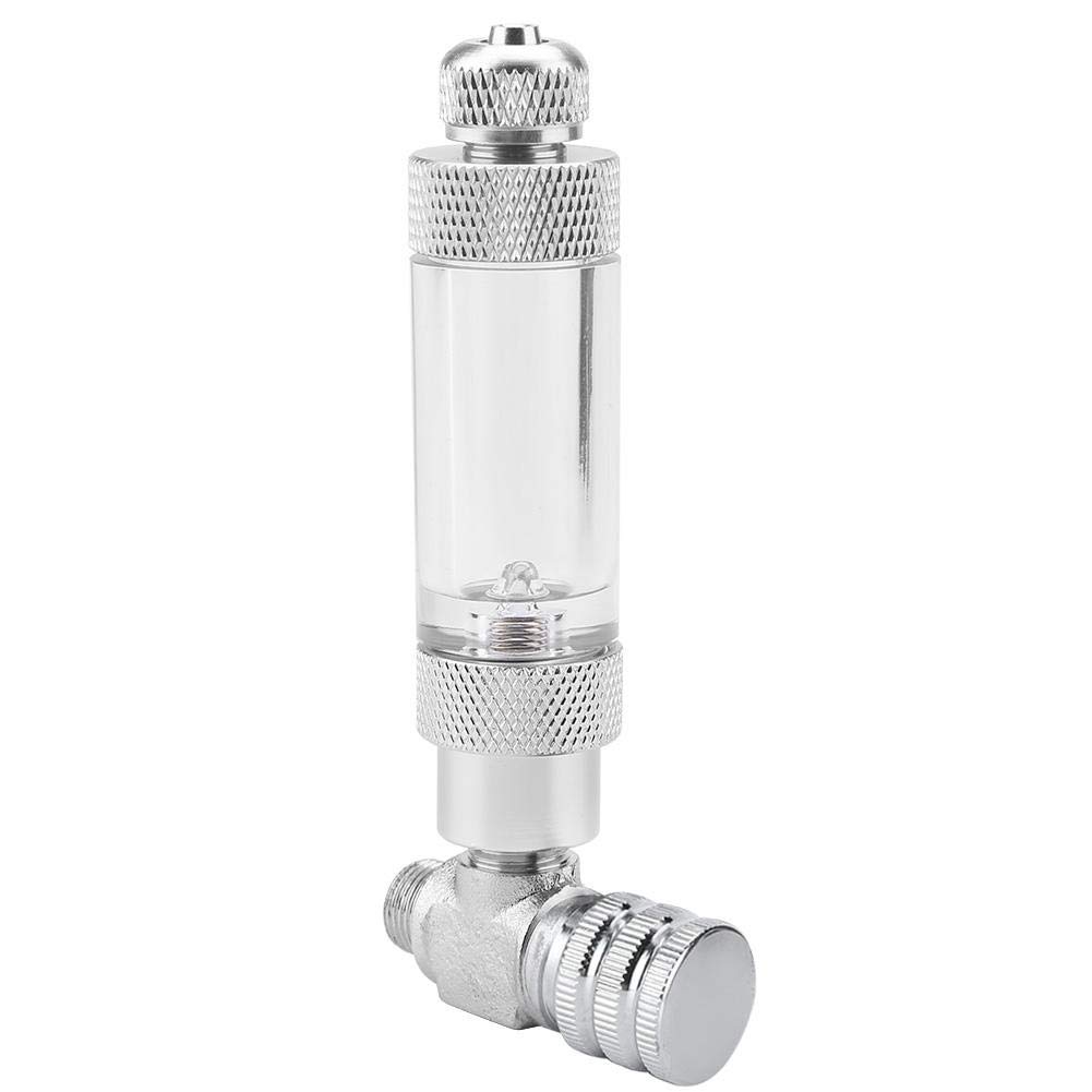 FastUU CO2 Needle Valve with Check Bubble for Aquariums & Brewing