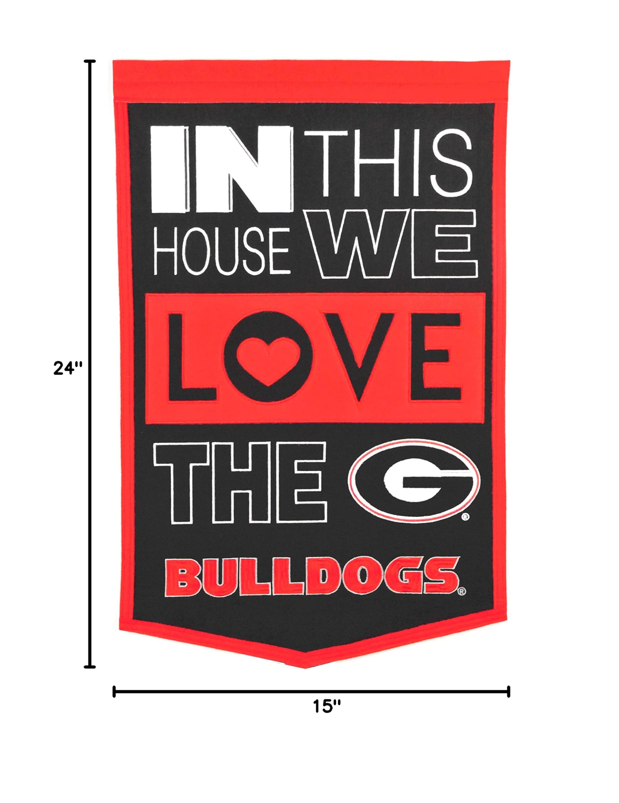 NCAA Team Spirit Home Banner - College Sports Decor for Game Day, Dorm Room & Fan Cave | Officially Licensed NCAA Merchandise