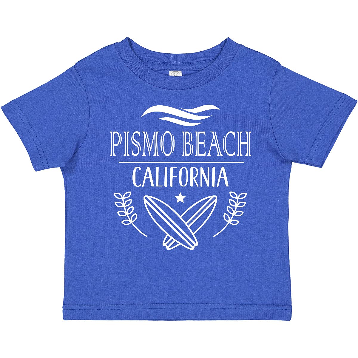 Inktastic Pismo Beach California Trip Surfing Toddler T-Shirt - Soft Cotton Kids Tee for Beach Vacations & Family Outings