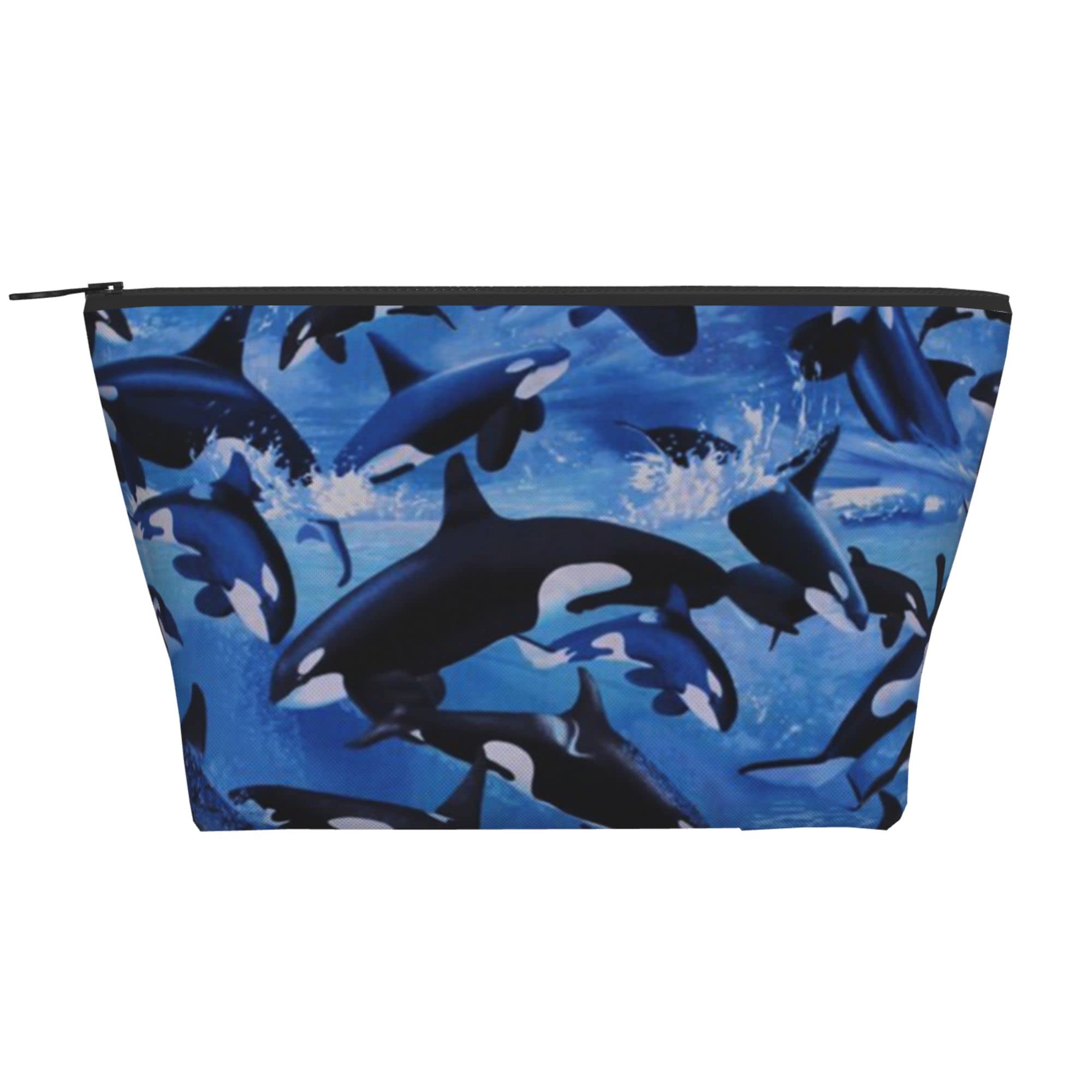 Women's Waterproof Makeup Bag - Orcas Design for Travel & Storage