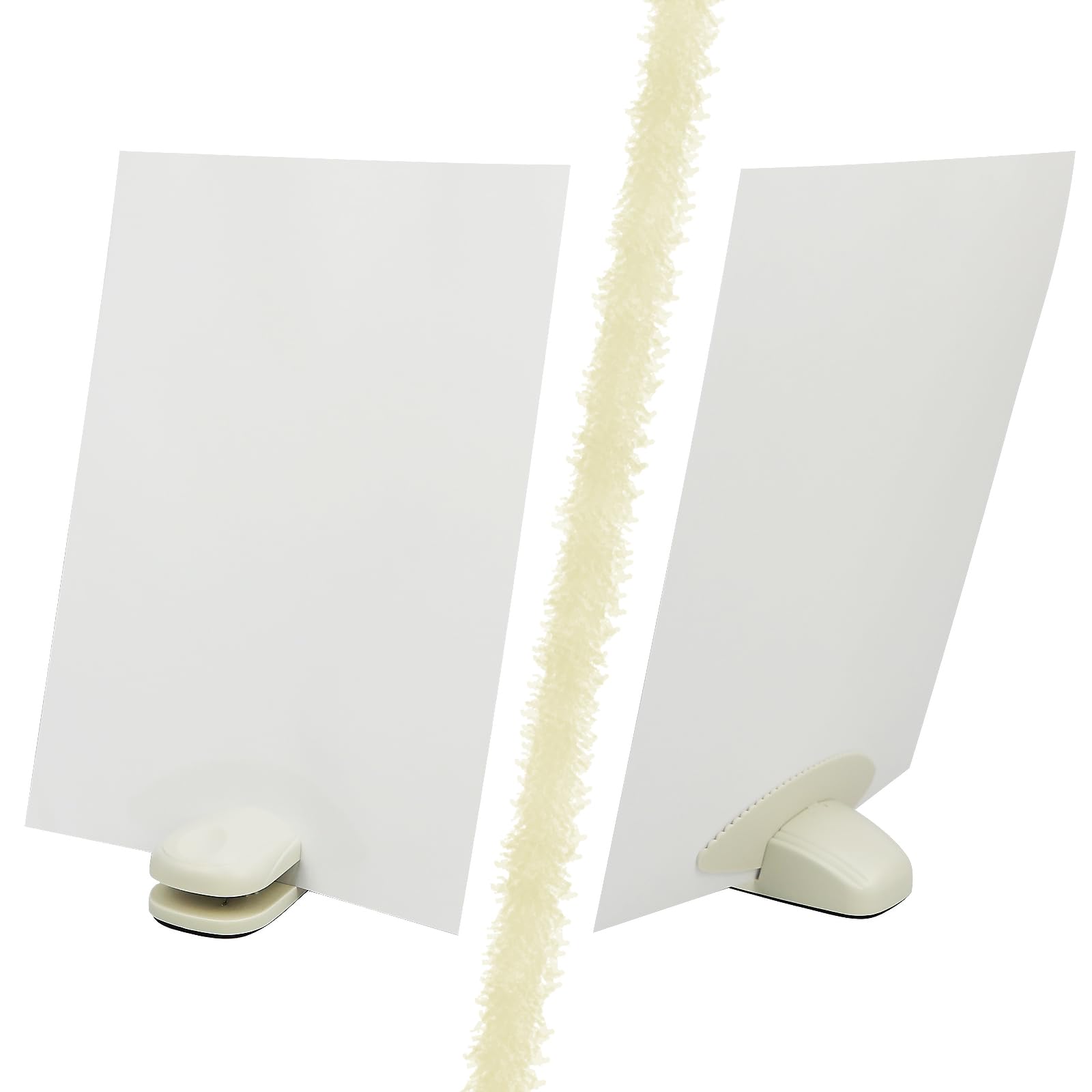 Non-Slip A4 Document Holder with Counterweight - Portable Paper Clamp Stand for Office Typing, Reading & Writing - Perfect for Desks, Home Offices and Workspaces