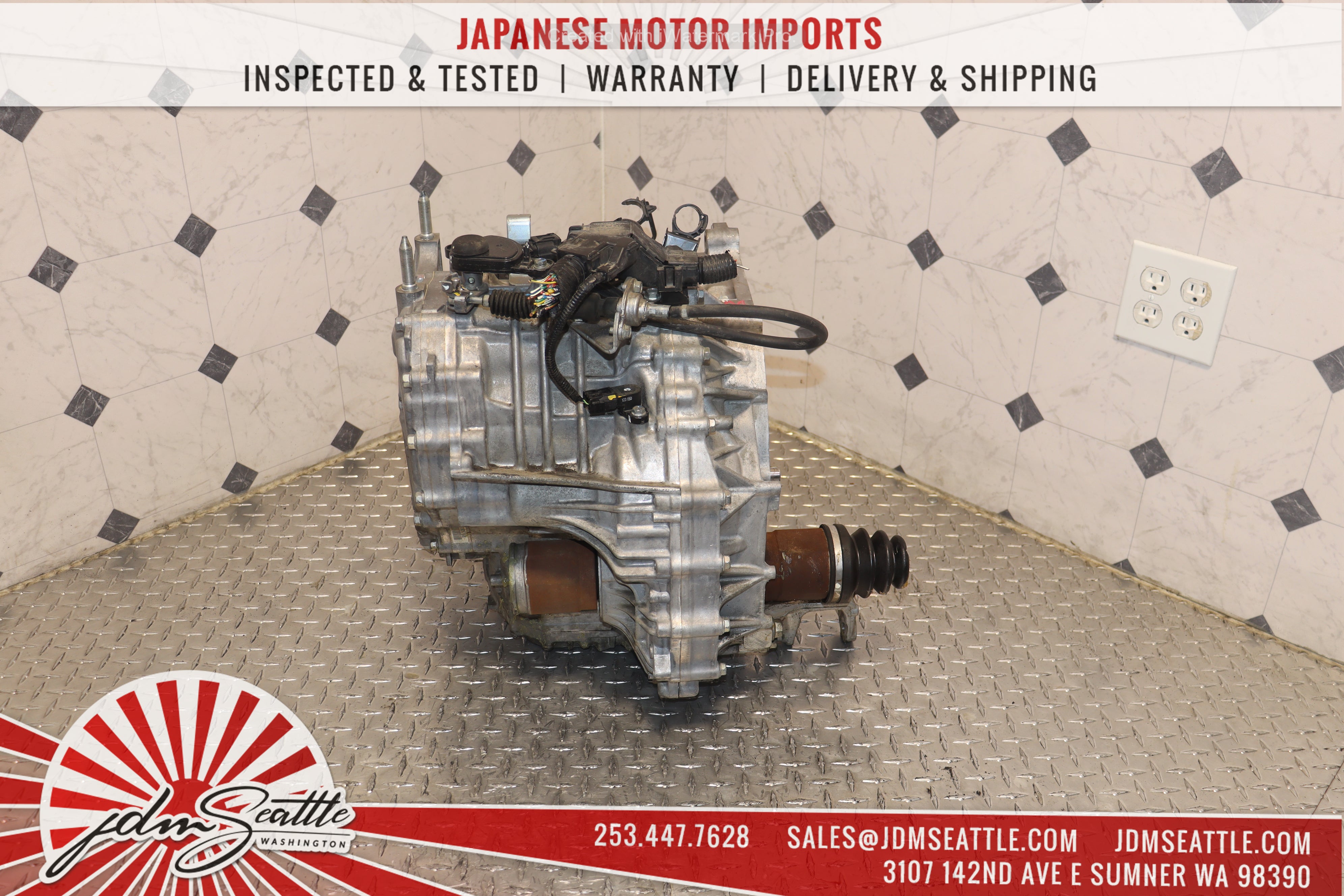 JDM 10-11 Honda Insight Hybrid CVT Automatic Transmission LDA MF6 - Compatible with 2010-2011 Honda Insight Models - Perfect for Smooth Gear Shifting & Fuel Efficiency