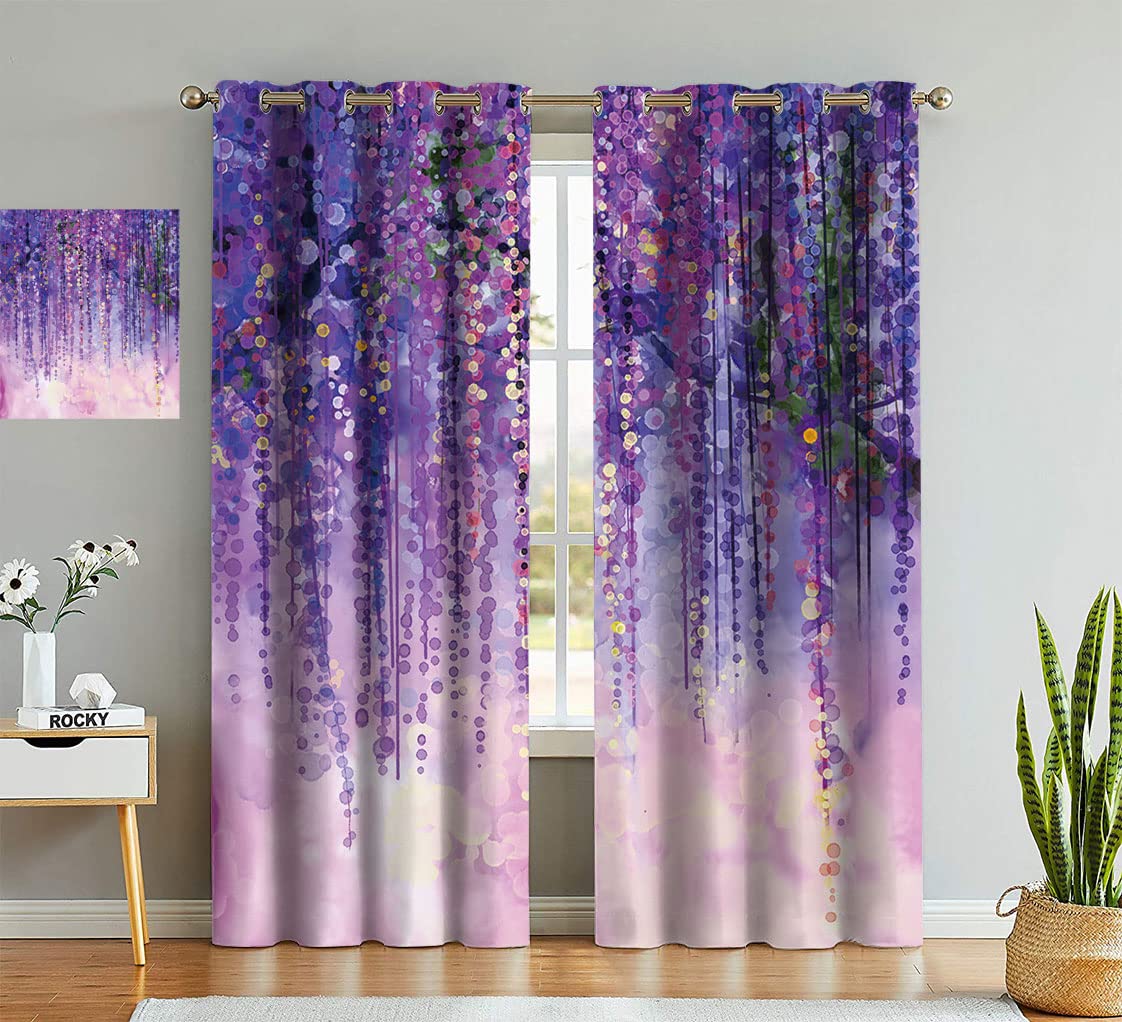 Blackout Grommet Curtains 84x90 Inches - Thermal Insulated Room Darkening Drapes for Bedroom & Living Room - Home Decor Window Treatments (Black)