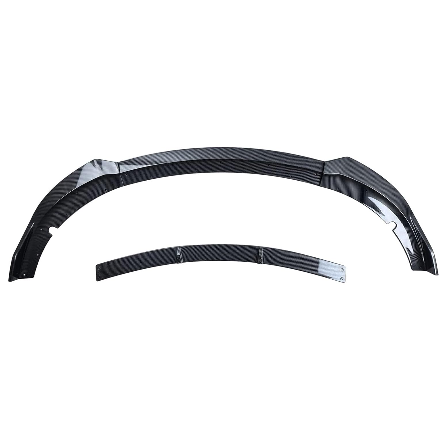 Carbon Fiber Front Bumper Lip Spoiler for 2015-2022 Dodge Charger SRT | Body Kit Splitter & Air Chin | Aggressive Style Upgrade for Street Racing & Car Shows