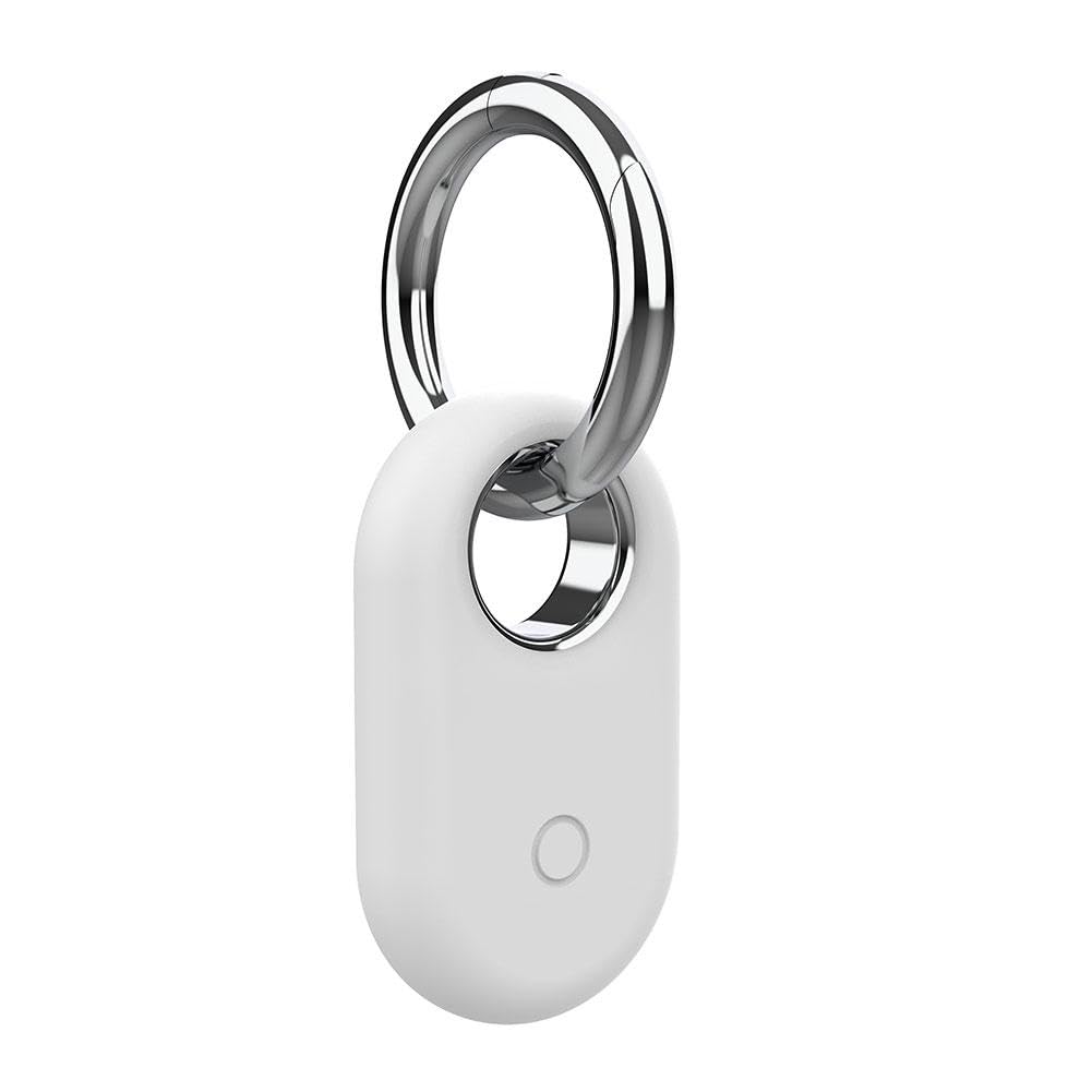 Samsung Galaxy SmartTag2 Protective Cover - Soft Touch Silicone Case with Key Ring, Scratch Resistant GPS Tracker Holder for Smart Tag 2 | Perfect for Travel, Luggage Tracking & Pet Safety