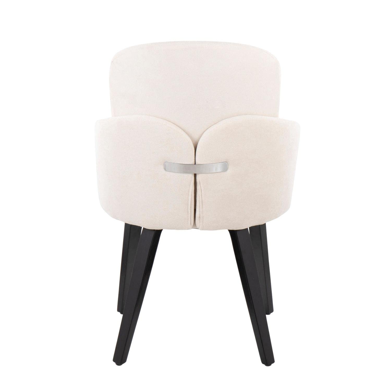 LumiSource Dahlia Upholstered Dining Chair Set of 2 - Modern Kitchen Chairs for Dining Table - Perfect for Small Spaces, Breakfast Nooks & Contemporary Dining Rooms