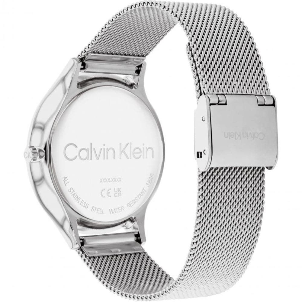 Calvin Klein Women's Silver Dial Watch with Milanese Strap - Model 25200001 | Elegant Fashion Accessory for Office, Party & Everyday Wear