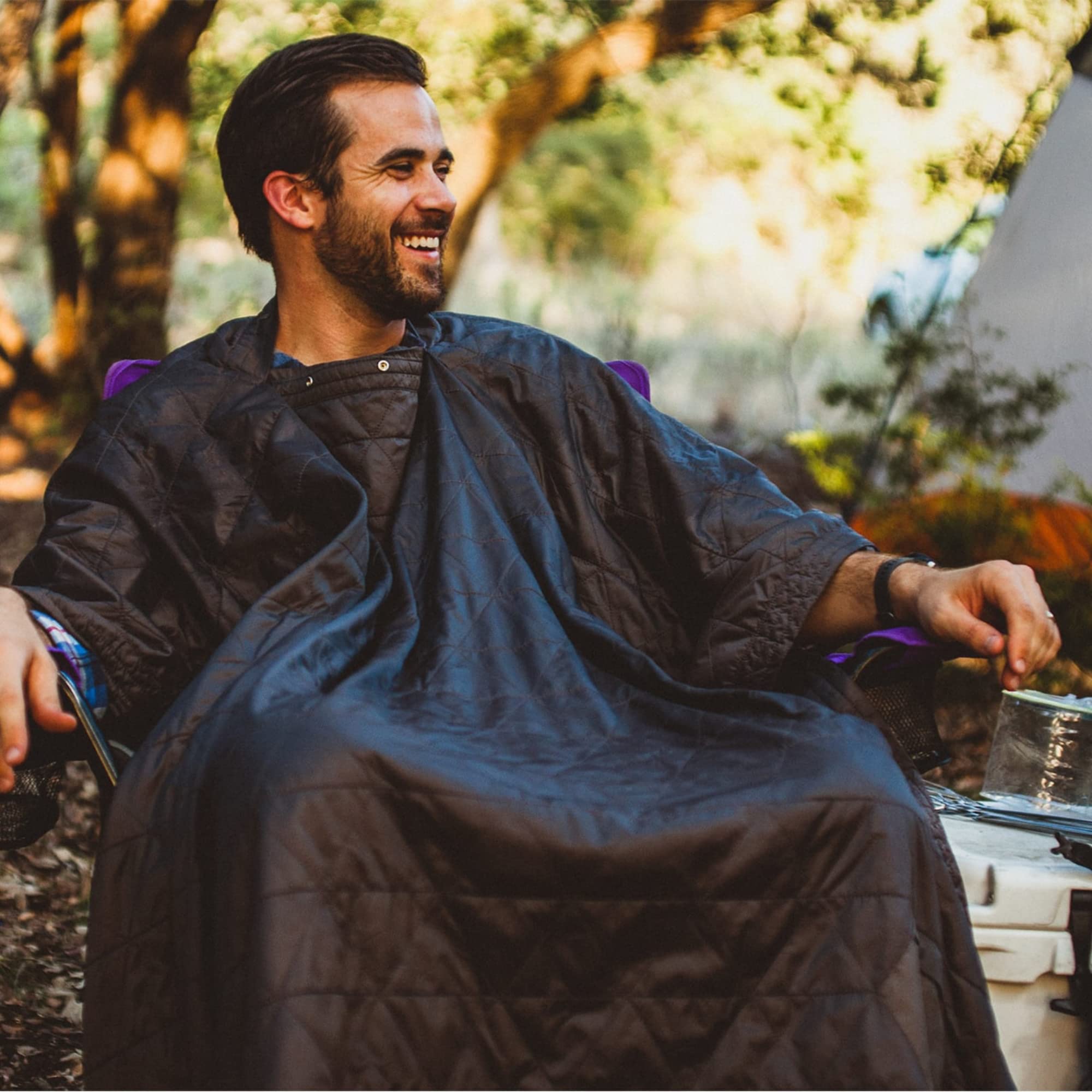 KAMMOK Field Blanket - Premium Microfleece Camping Blanket, Water Resistant & Durable for Indoor/Outdoor Use (84