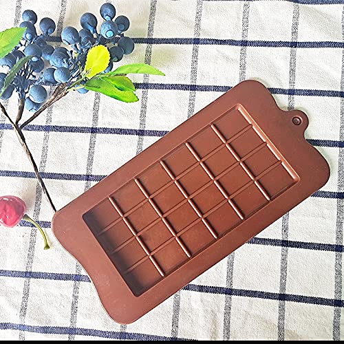 Premium Silicone Chocolate Molds Set of 4 - Break-Apart, Non-Stick, Food Grade for Candy, Protein & Energy Bars - Perfect for Baking, DIY Treats, Holiday Gifts & Party Favors