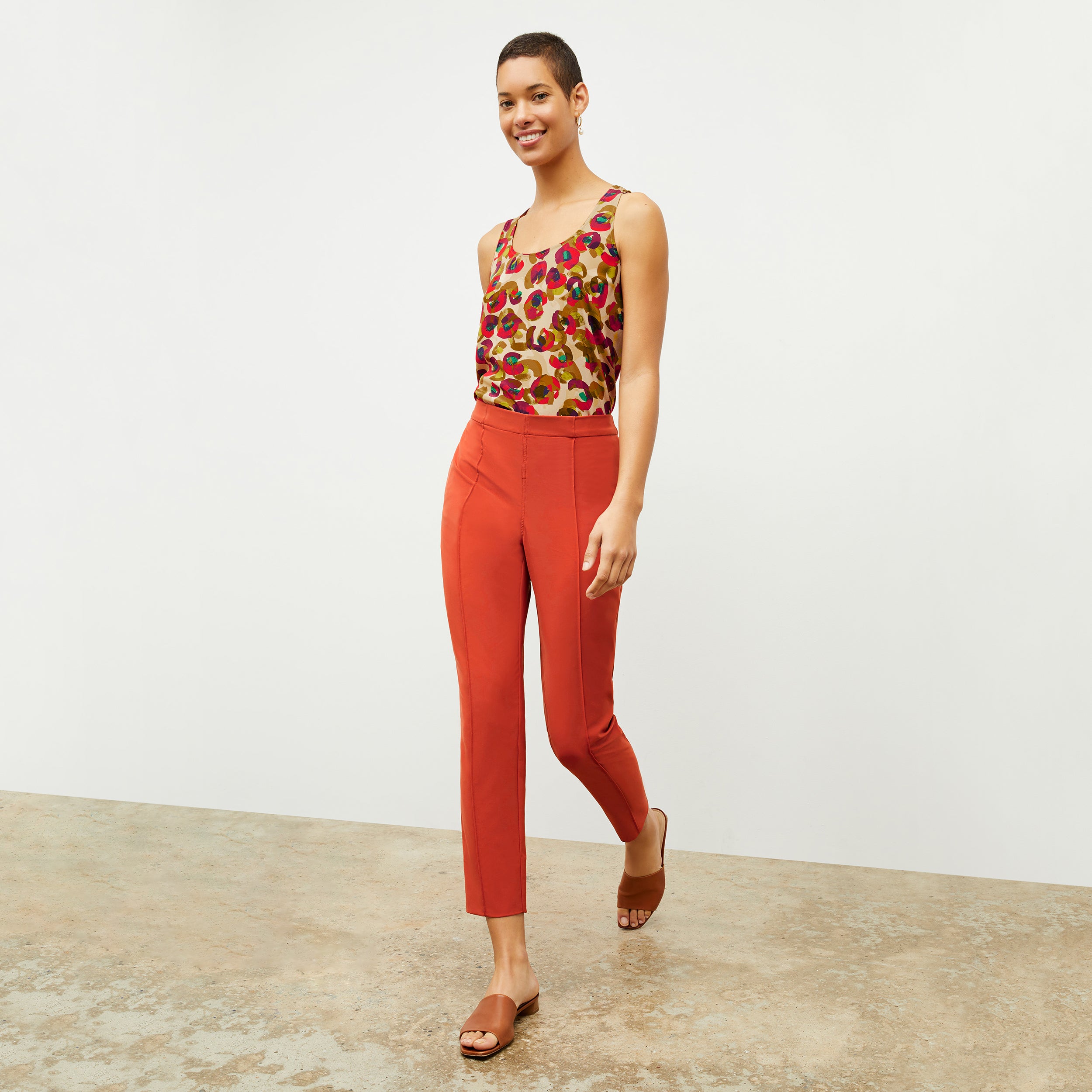 Colby Pant OrigamiTech Stretch Travel Pants - Blood Orange | Comfortable & Stylish for Outdoor Adventures & Casual Wear