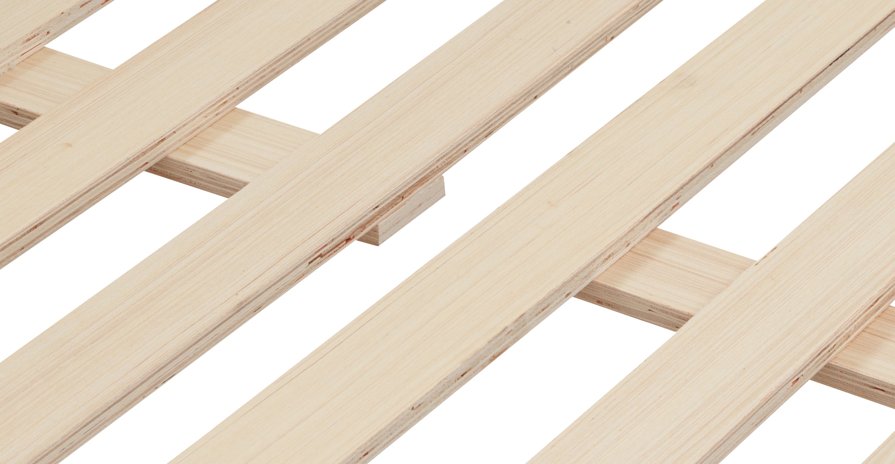 Leda Bed Frame - Modern Platform Bed with Sturdy Wooden Slats & Easy Assembly, Perfect for Bedroom, Guest Room, or Studio Apartment