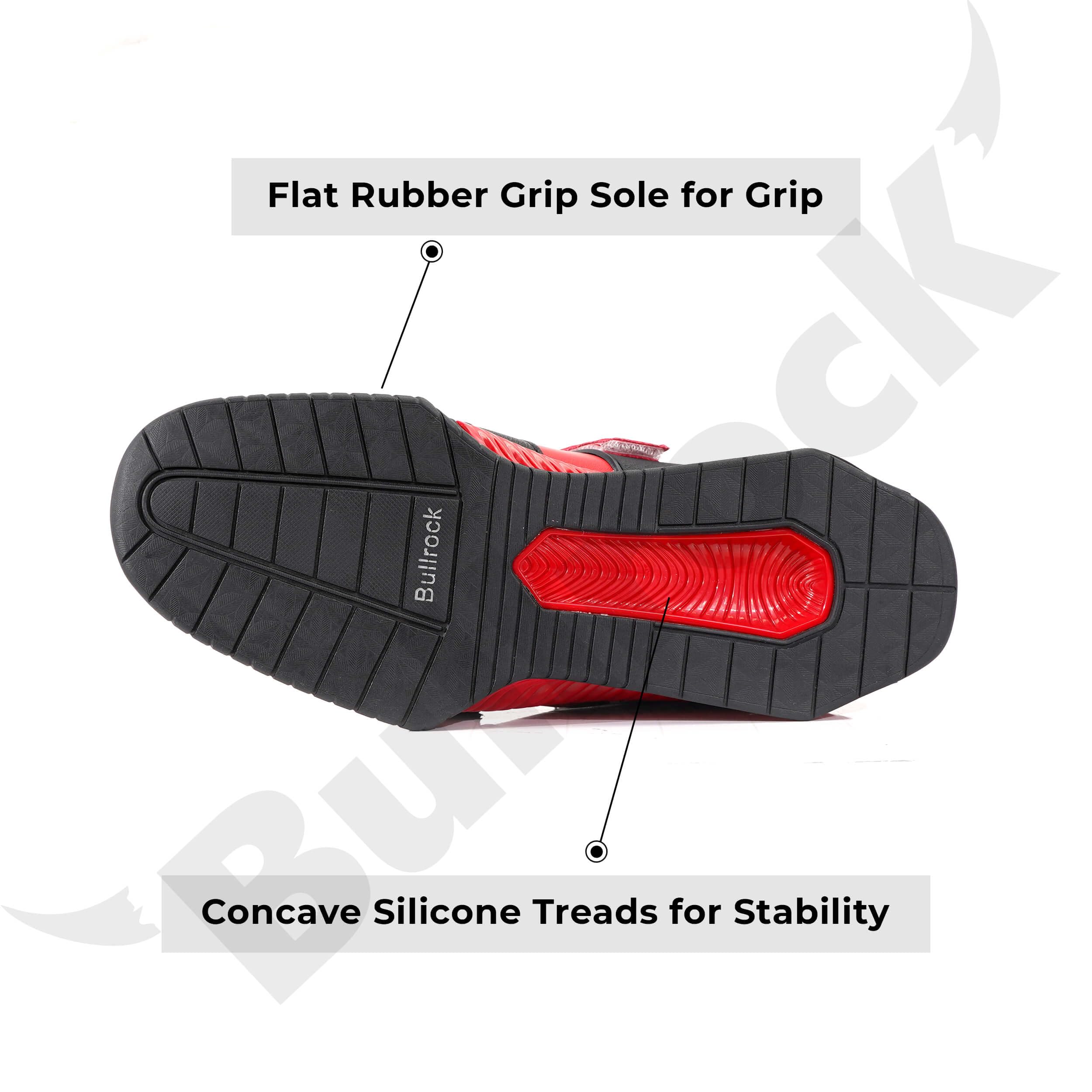 BullrocK Weightlifting Shoes for Men & Women - Unisex Gym Squat Shoes for Powerlifting, CrossFit & Olympic Lifting | Perfect for Deadlifts, Squats & Strength Training