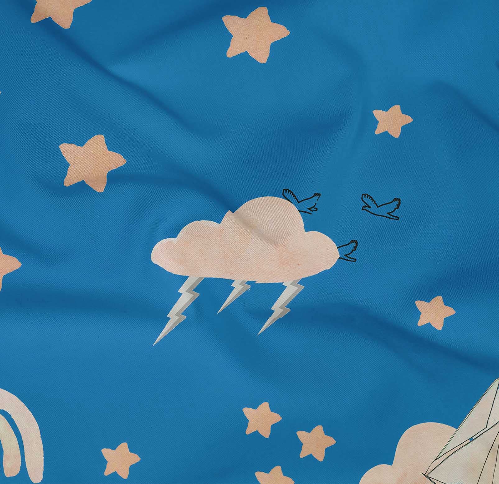 Premium 100% Cotton Poplin Twill Peach Fabric - 56