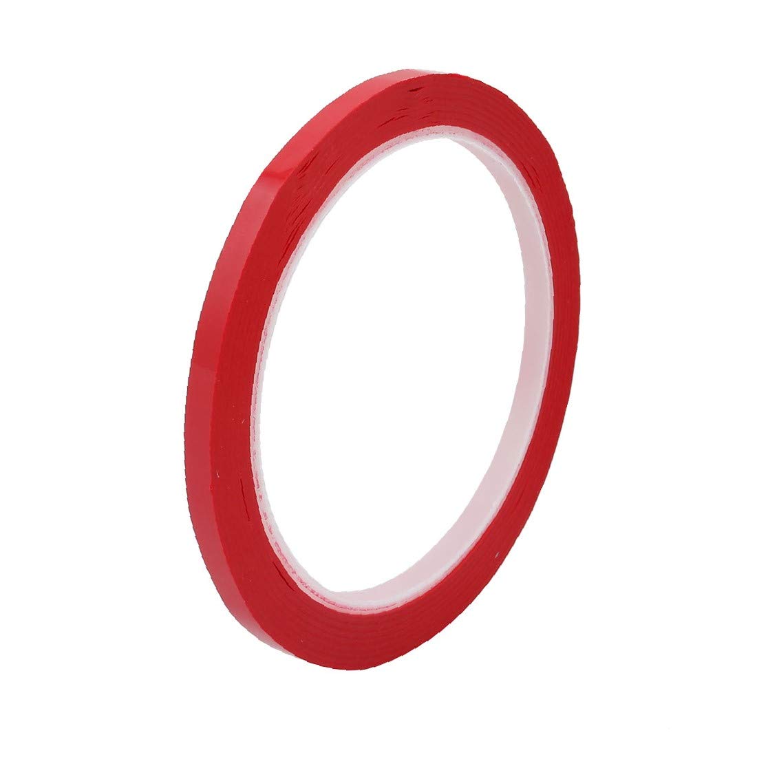 X-DREE 5mm Width 164ft Length Single-Sided Electrical Insulated Adhesive Tape Red - High Temperature Resistant for Wire Harness, Automotive & Home Electrical Repairs