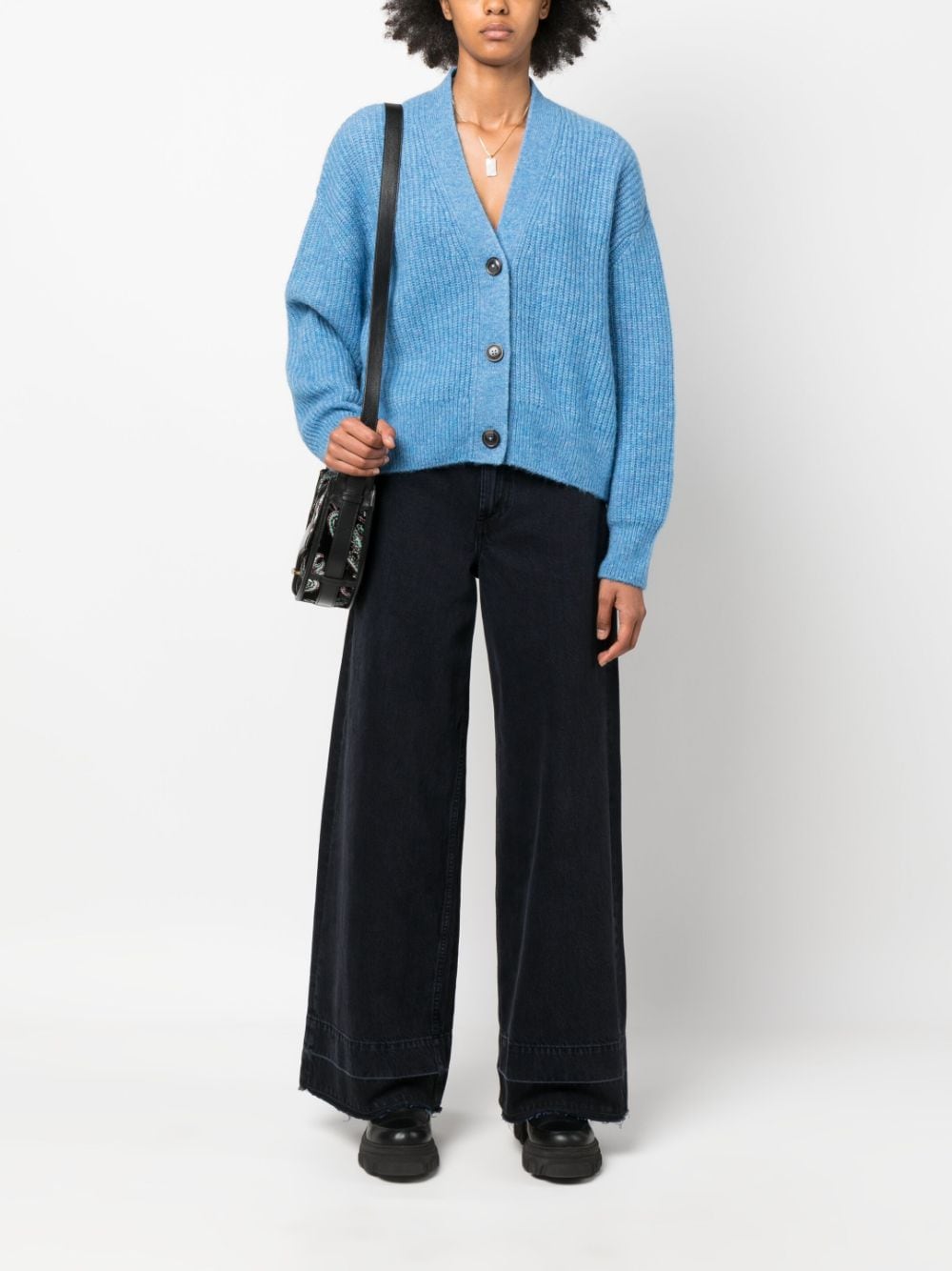 Blue Closed Sweaters for Women - Cozy Winter Knitwear for Casual Outfits & Layering