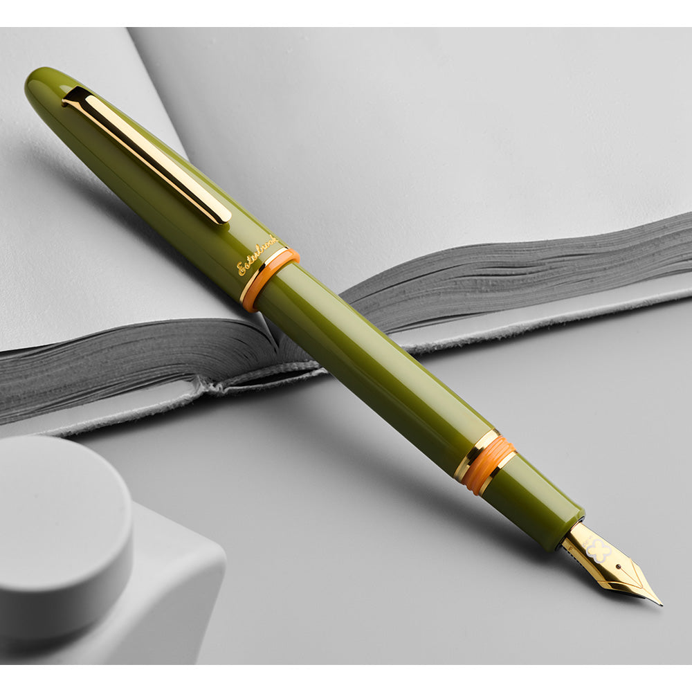 Esterbrook Estie Back to the Land Fountain Pen - Unique Leaf Design for Writing, Journaling & Gift Giving - Premium Handcrafted Calligraphy Pen for Professionals & Enthusiasts